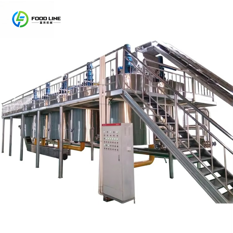 Complete Palm Oil Refinery Machine/ Crude Cotton Corn Seed Oil Refinery/ Palm Fruit Oil Production Linecustomized