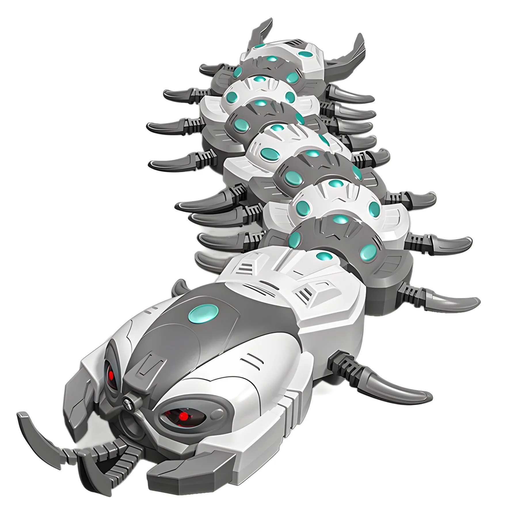 RC ムカデ LED ライト音楽 RC 昆虫スプレーミスト電子ロボットリモコン動物子供電気おもちゃ USB 充電