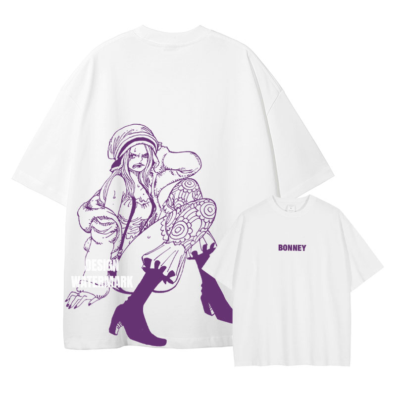 ワンピース麦わら海賊団ユニセックス Tシャツ 2026 夏の新アニメ両面プリントカジュアル親子半袖シャツ