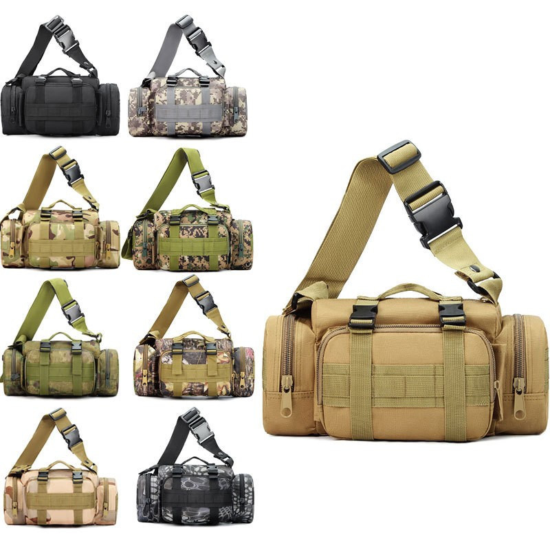 1PC アウトドアタクティカルバックパック、ウエストパック、ウエストバッグ、Mochilas Molle キャンプハイキングポーチチェストバッグメンズ収納バッグ。