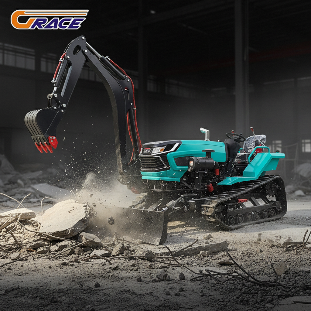 新しいホット販売 120HP クローラートラクター販売のためのプロ使用破砕ハンマードーザーブレードと掘削機