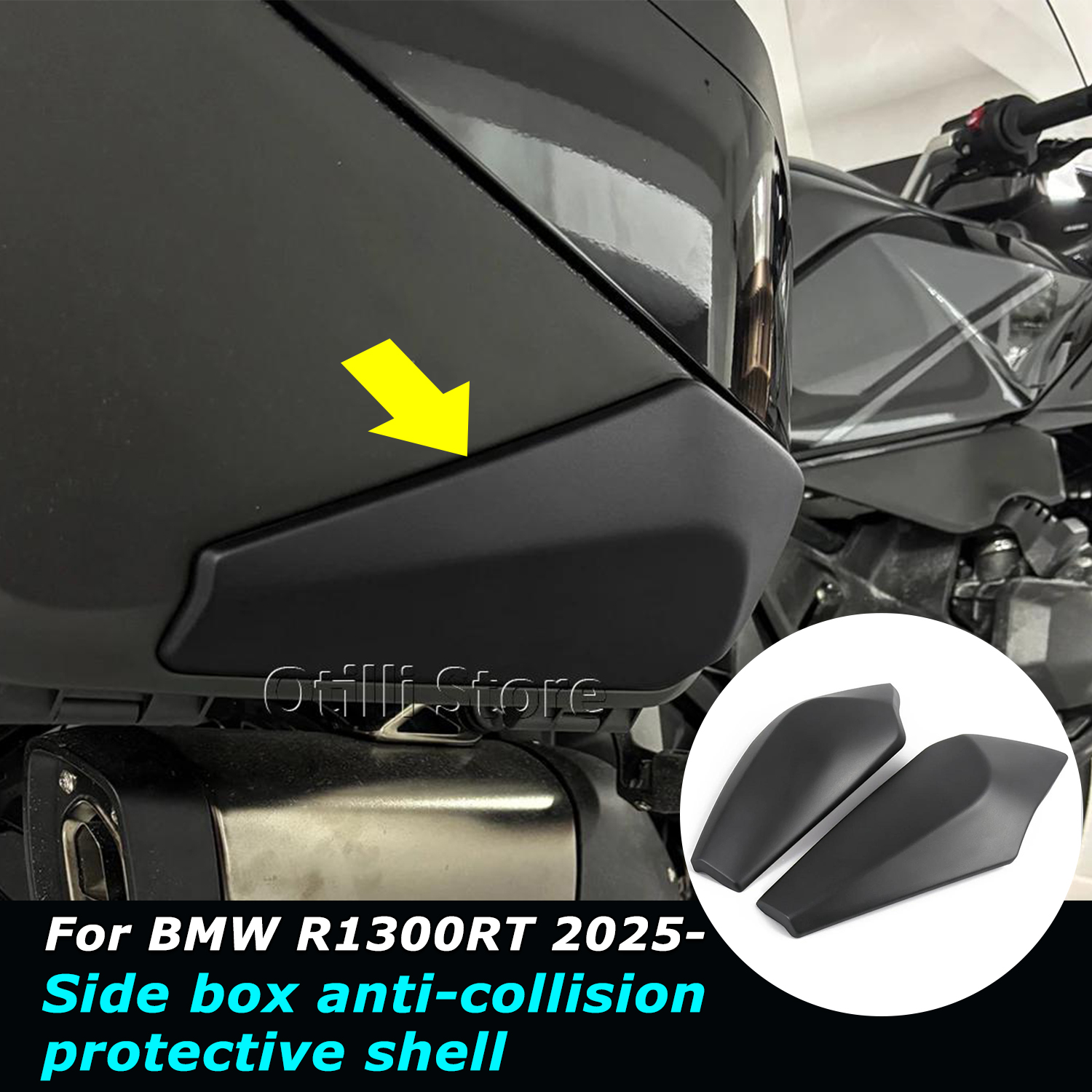 BMW R 1300 RT R1300RT R1300 RT 2025-オートバイアクセサリーサイドボックス衝突防止装置傷つきにくい保護ケース