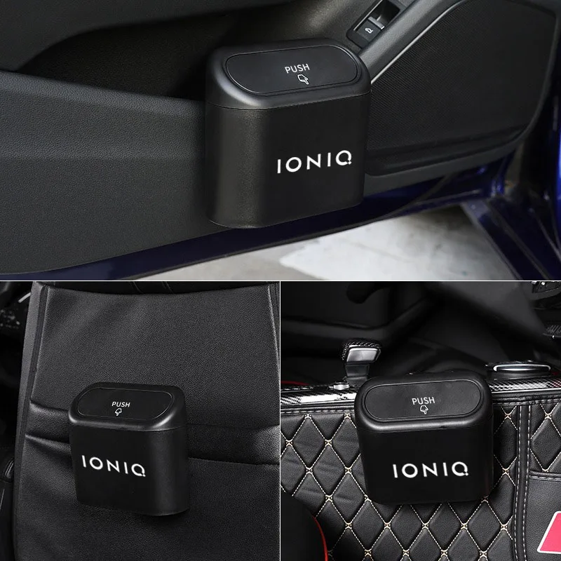 車載ゴミ箱ドア取り付け多機能大容量収納箱ヒュンダイ IONIQ 5 6 7 用 - ユニバーサルカーマウント