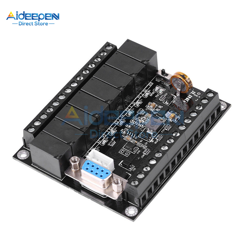 PLC プログラマブルコントローラ DC 24V リレーモジュール FX1N-20MR ベース産業用制御ボードプログラマブルロジックコントローラ
