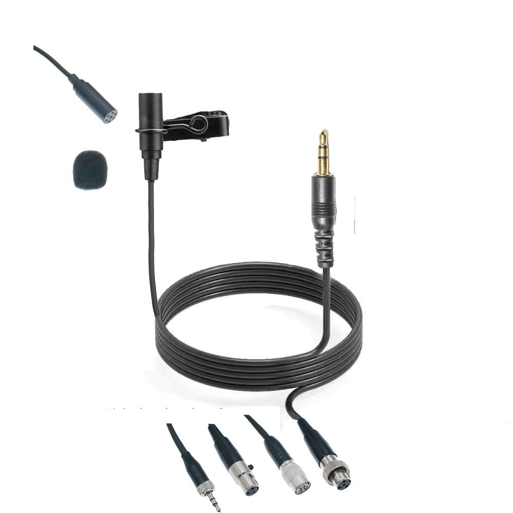 良い黒 ME2 ラベリアラペルマイク Shure ULX SLX ゼンハイザー EW G3 G4 AKG サムソンオーディオテクニカソニーボディパック送信機