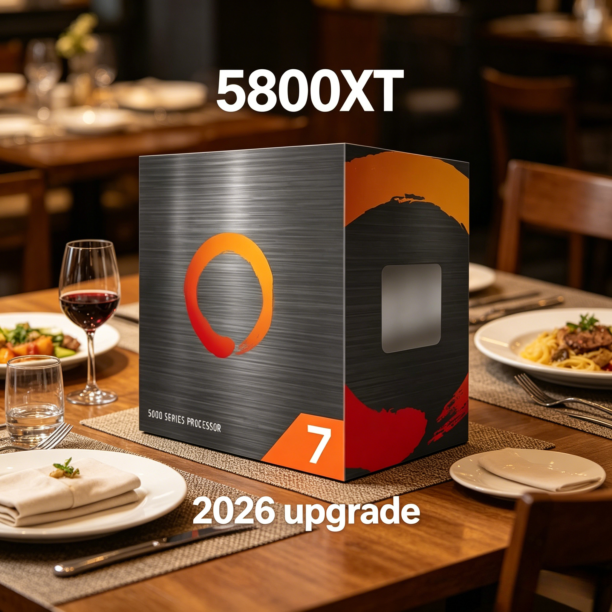 Room Original 7 5800XT 8 コア 16 スレッド ロック解除済みデスクトップ プロセッサ - 強力なゲーム パフォーマンス