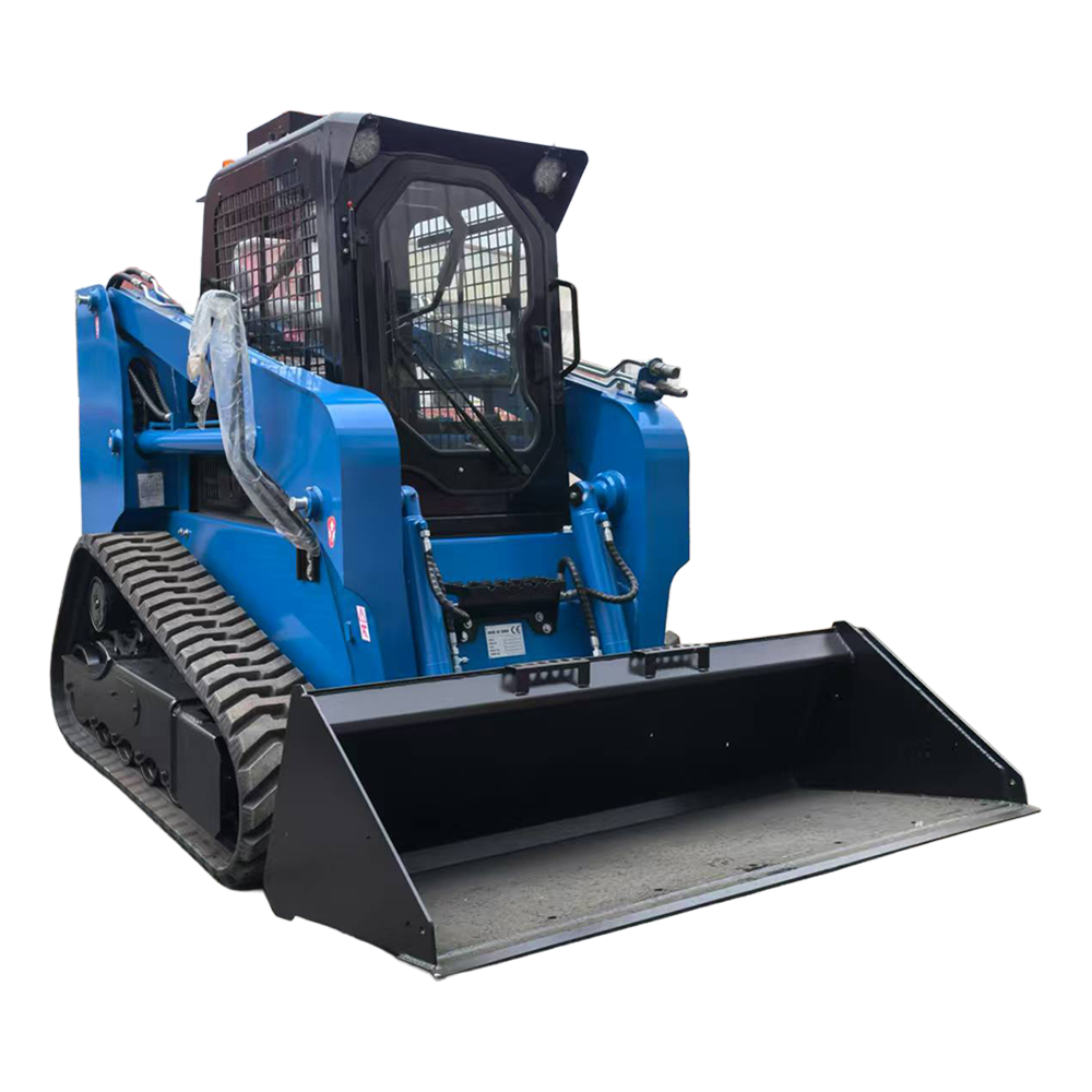 コンパクト スキッド ステア ローダー Euro 5 CE 農場、庭、現場作業用のアタッチメント付き多用途ローダー