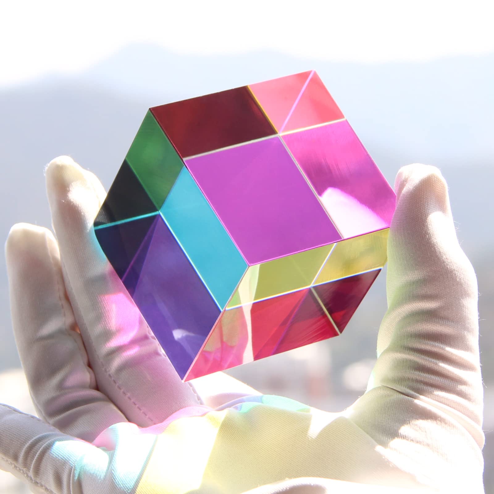カラーキューブ プリズム 30 50 60 40mm クリスタルマジック cmy cube