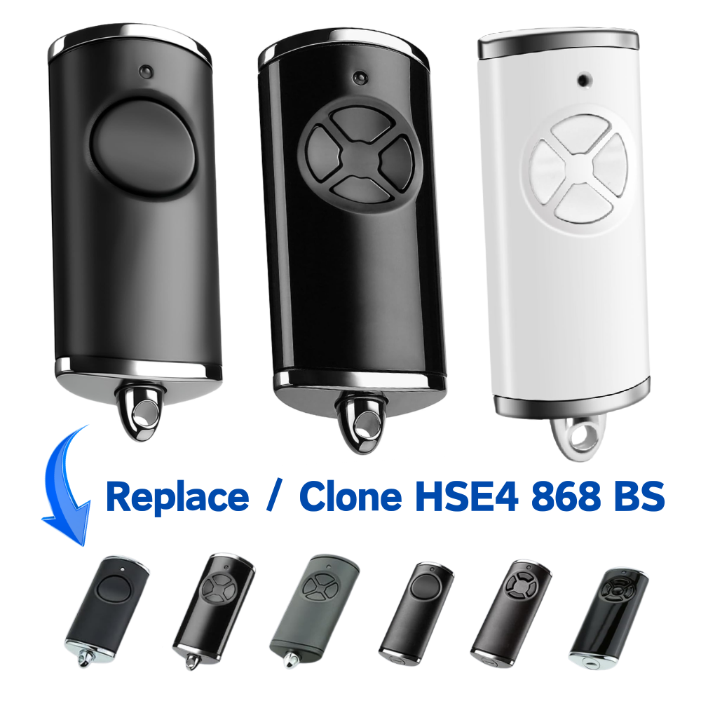 868MHz ハンドヘルド送信機クローン HSE4-868-BS 互換ホーマン Bisecur HSE2 HS1 HS4 868 BS リモート