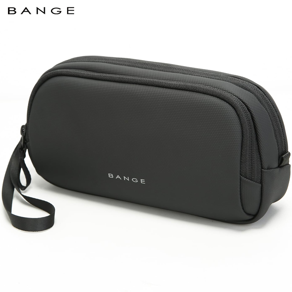BANGE 新しいユニセックスポリエステル軽量防水デジタル USB ケーブル収納ハンドバッグ、エレクトロニクストラベルバッグオーガナイザーケーブルケース用
