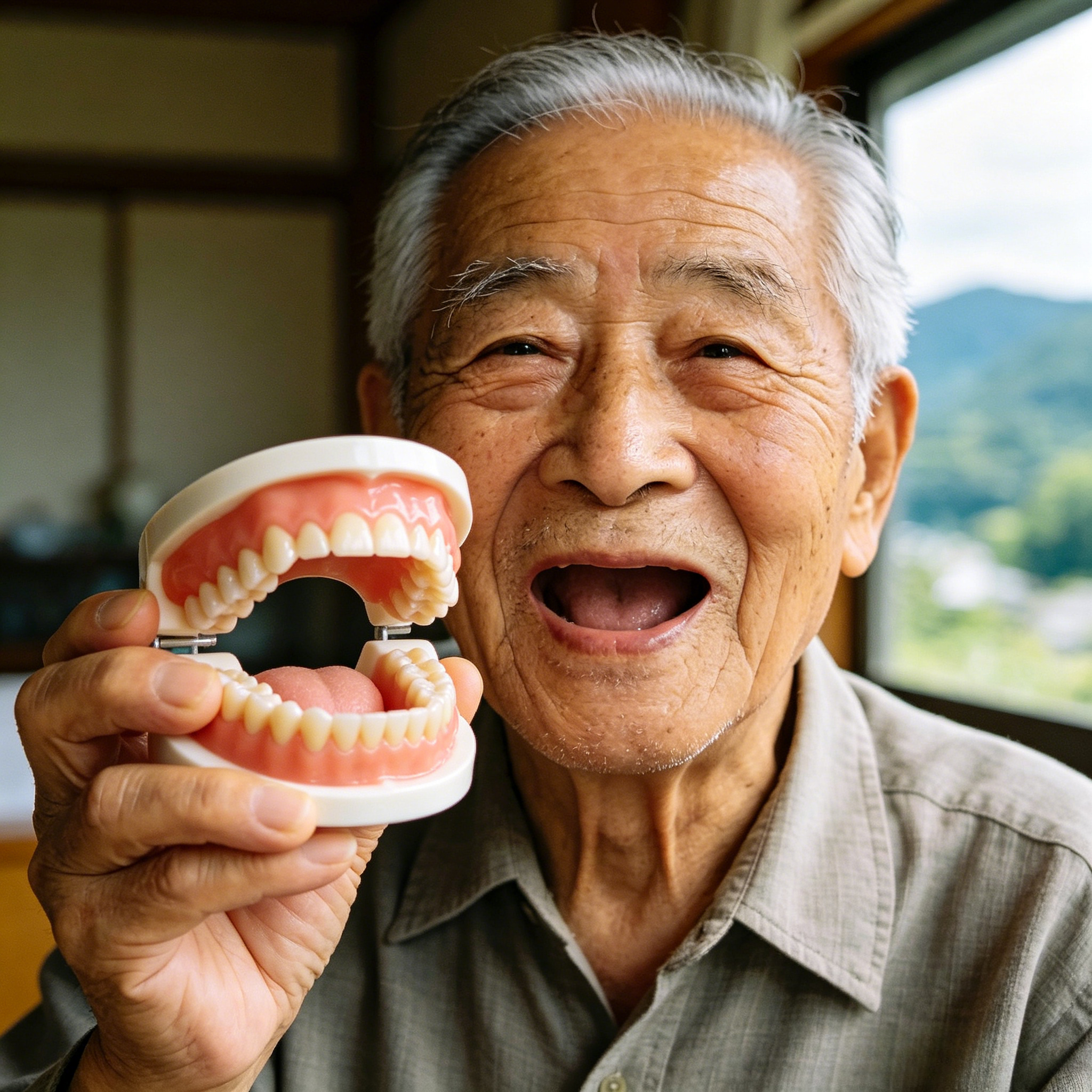 フルセット天然義歯上部