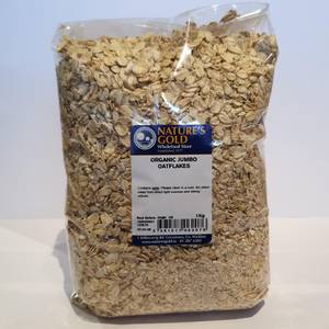 100% Organic, Gluten-Free Whole-Grain Oat Flakes/Oat Flour