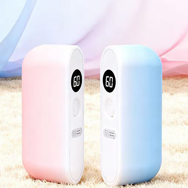 磁気ハンドウォーマー 2 in 1 デジタルディスプレイ長期的な暖かさ高速加熱冬用電気ハンドウォーマー