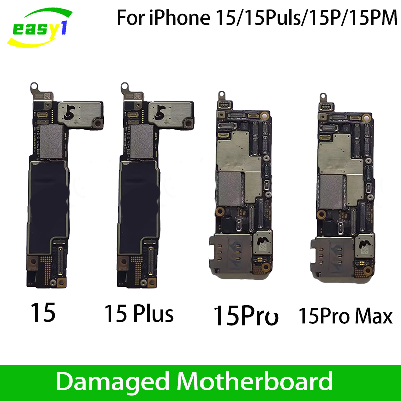 破損したマザーボード iPhone 15 15Plus 15Pro 15ProMax 練習用完全なマザーボード分解技術スキルトレーニング
