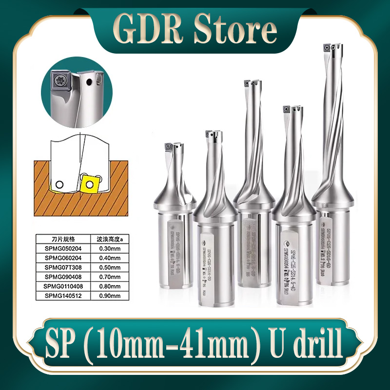 GDR WC SP U字型ドリルビット C20 C25 C32 SPシリーズドリルビット 2D 3D 4D 5D ダブル径ドリルビット SPMG SP プラグイン式高速U字型