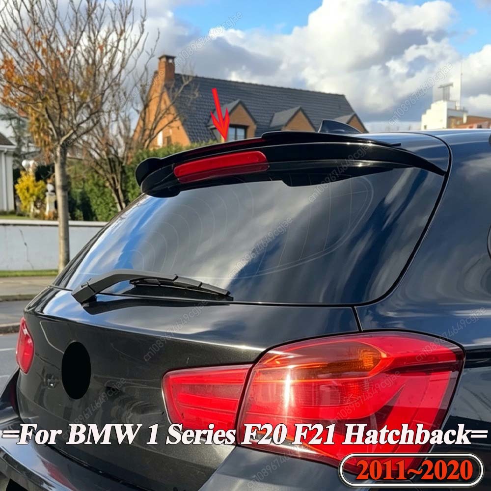 車のリアルーフリップスポイラーテールウインググロスブラックキット BMW F20 F21 2011 に 2020 120i 118i 135i 116i M135i M140i ハッチバックトリム