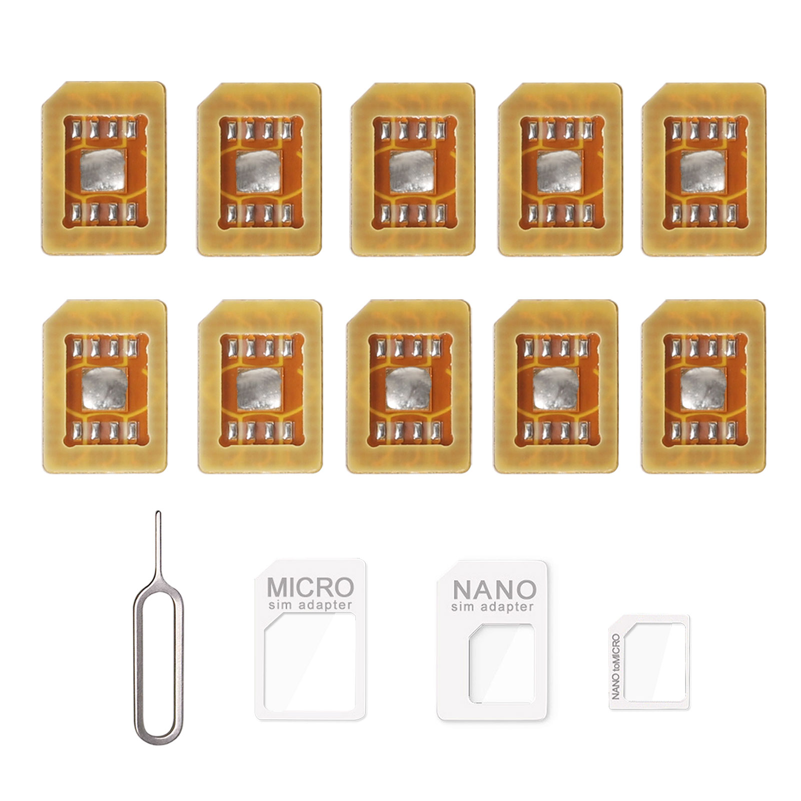 ESIM から Nano SIM カードホルダー ESIM カードアダプターはんだプレート回復物理カードプレート独自の Sim カード DIY 2/50 個