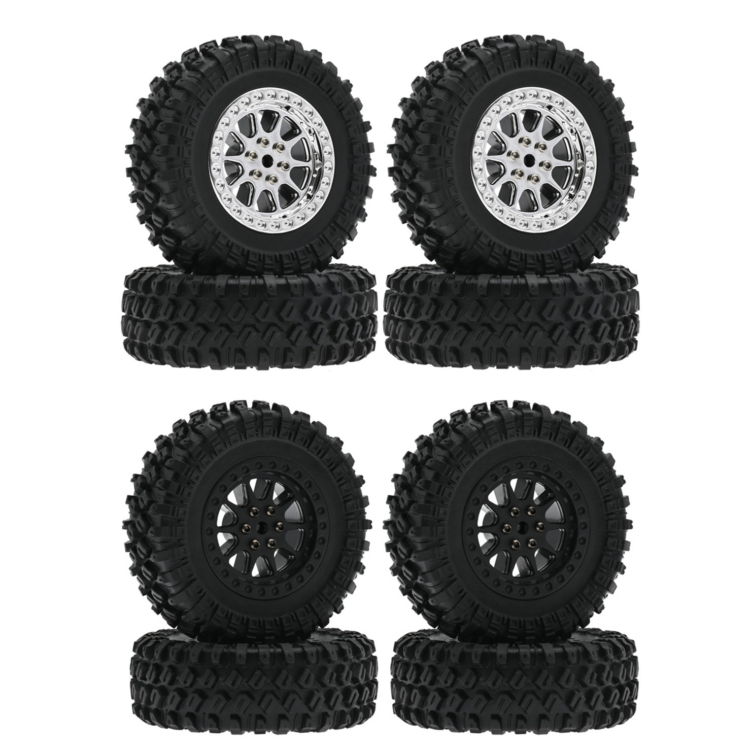 MN D90 MN98 MN99S MN82 WPL C14 C24 C34 B14 B24 70 ミリメートルタイヤタイヤホイール RC カーアップグレードパーツアクセサリー