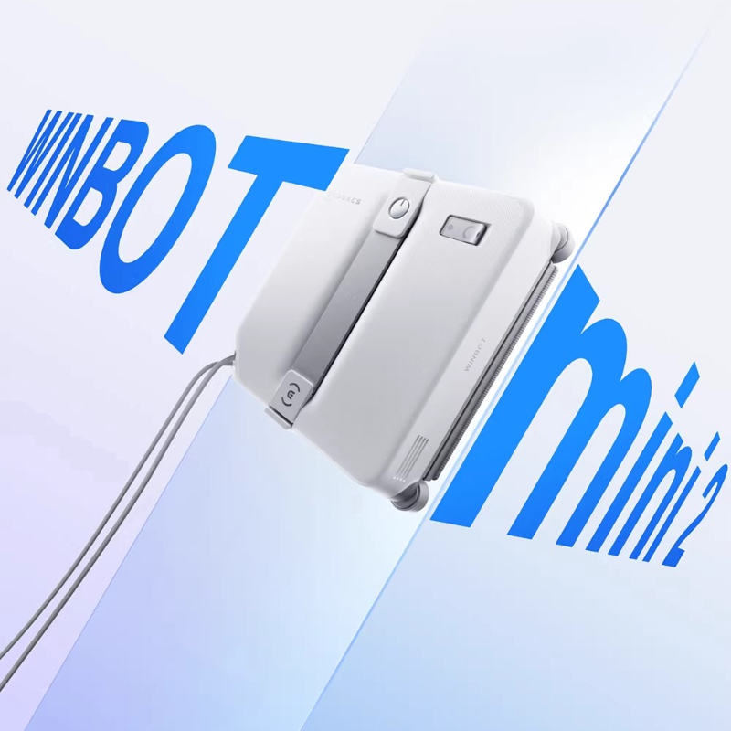 ECOVACS スマートロボット窓洗浄用 WINBOT MINI2 窓掃除ロボット 8000Pa ガラス掃除機 100-240V