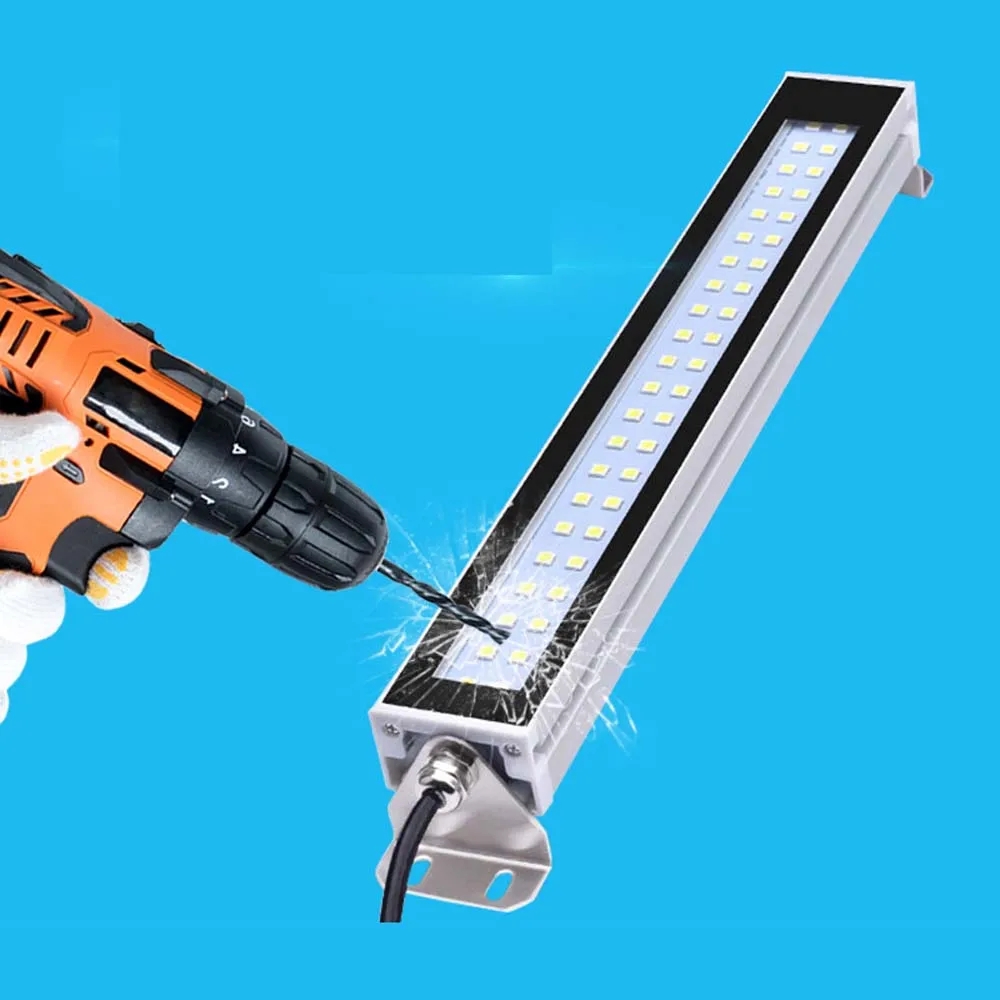 アルミ合金 Led ランプ AC 110V-220V 24V-36V IP65 IP67 防水 LED 工業用照明ガレージジム工場倉庫用