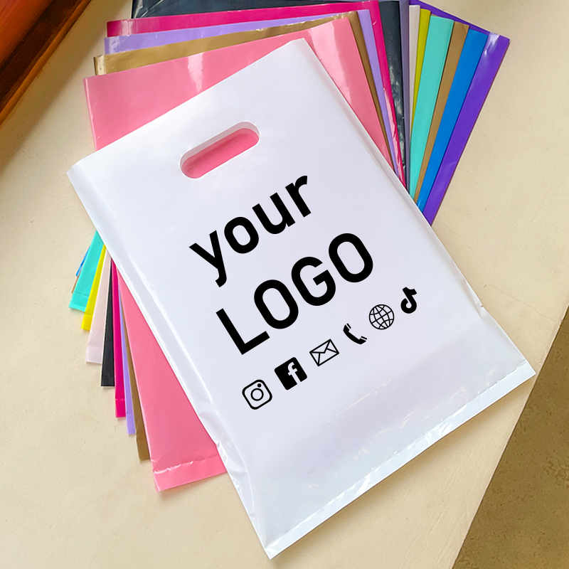 50 個のカスタムショッピングバッグ再利用可能なパーティーギフトバッグ企業プロモーションイベントプロモーション包装袋ロゴ印刷