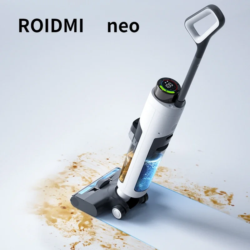ROIDMI NEO インテリジェントワイヤレス洗濯機吸引とドラッグ一体型自己洗浄家庭用手持ち掃除機
