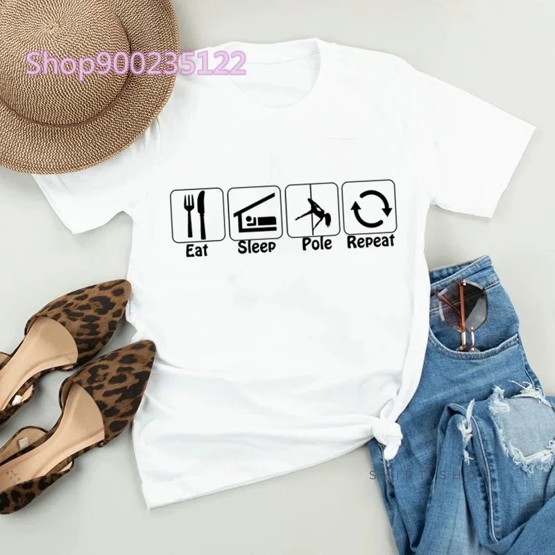 ジャストポールイット Tシャツ女性 Printd レター Tシャツ女性の半袖ファッションポールダンストップスストリートかわいいユニコーン Tシャツ