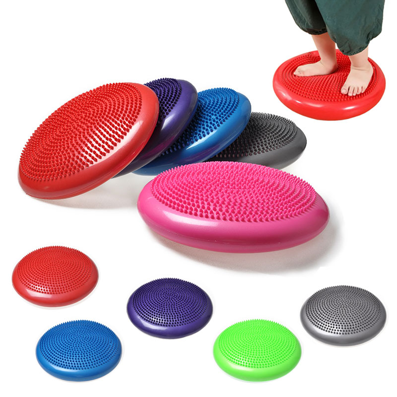 モンテッソーリ子供のおもちゃ PVC バランスストーンインフレータブルクッション感覚統合トレーニング触覚パーティーソーシャルゲーム