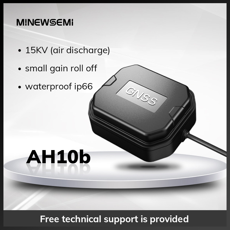 AH10b GNSS アクティブ RTK アンテナ内蔵低ノイズアンプ低コストデュアルバンド L1 L5 高精度 IP67 アンテナ