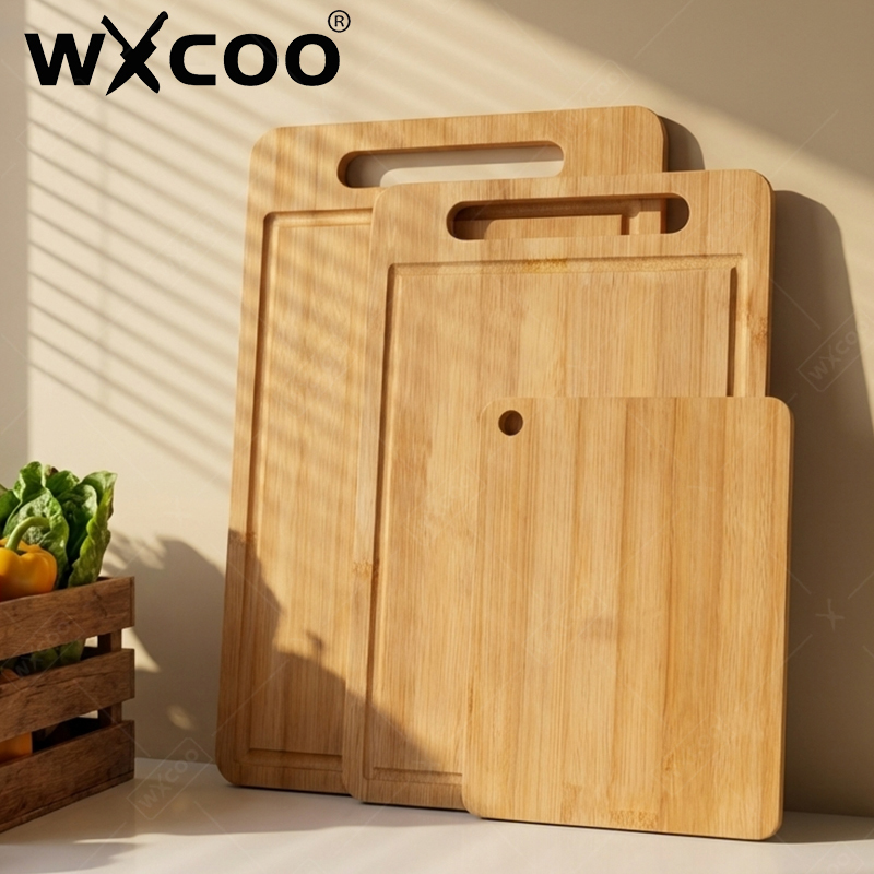 WXCOO 両面まな板竹まな板天然孟宗竹防カビキッチン竹ボード家庭用ツール