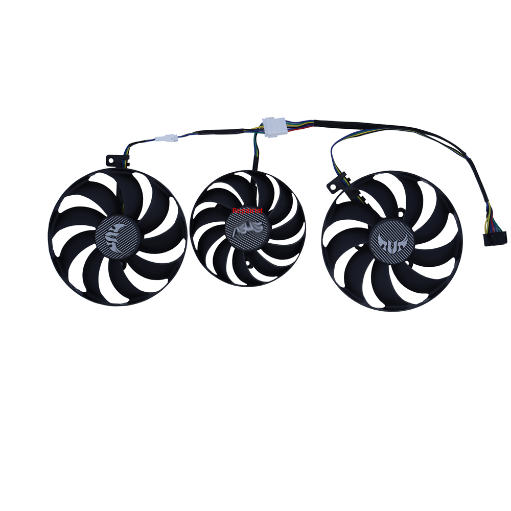 3個/セット、VGAクーラー、CF9010U12D、ビデオカードファン、ASUS TUF3 RX 5600 XT OC 6G EVO GAMING、TUF3 RX5700XT RX 5700XT OC 8G EVO GAMING用