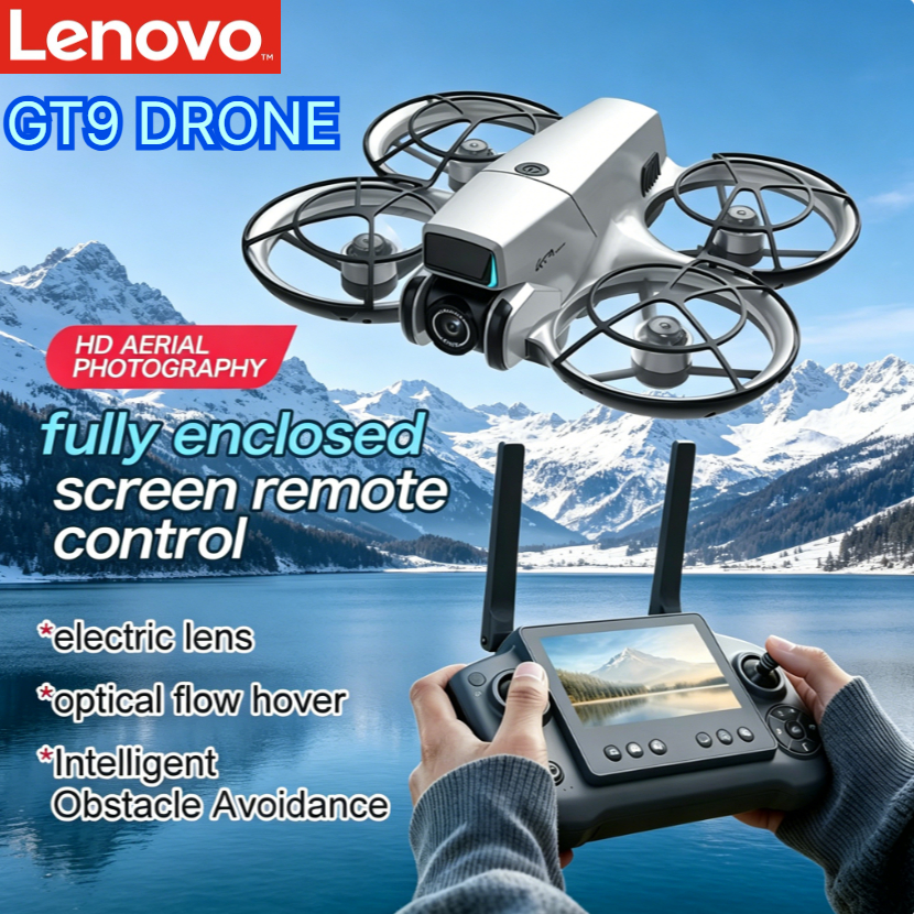 レノボ GT9 折りたたみ GPS ドローン 5 グラム WIFI FPV デュアルカメラオプティカルフローブラシレススクリーンリモートプロフェッショナル空中 RC クアッドコプター