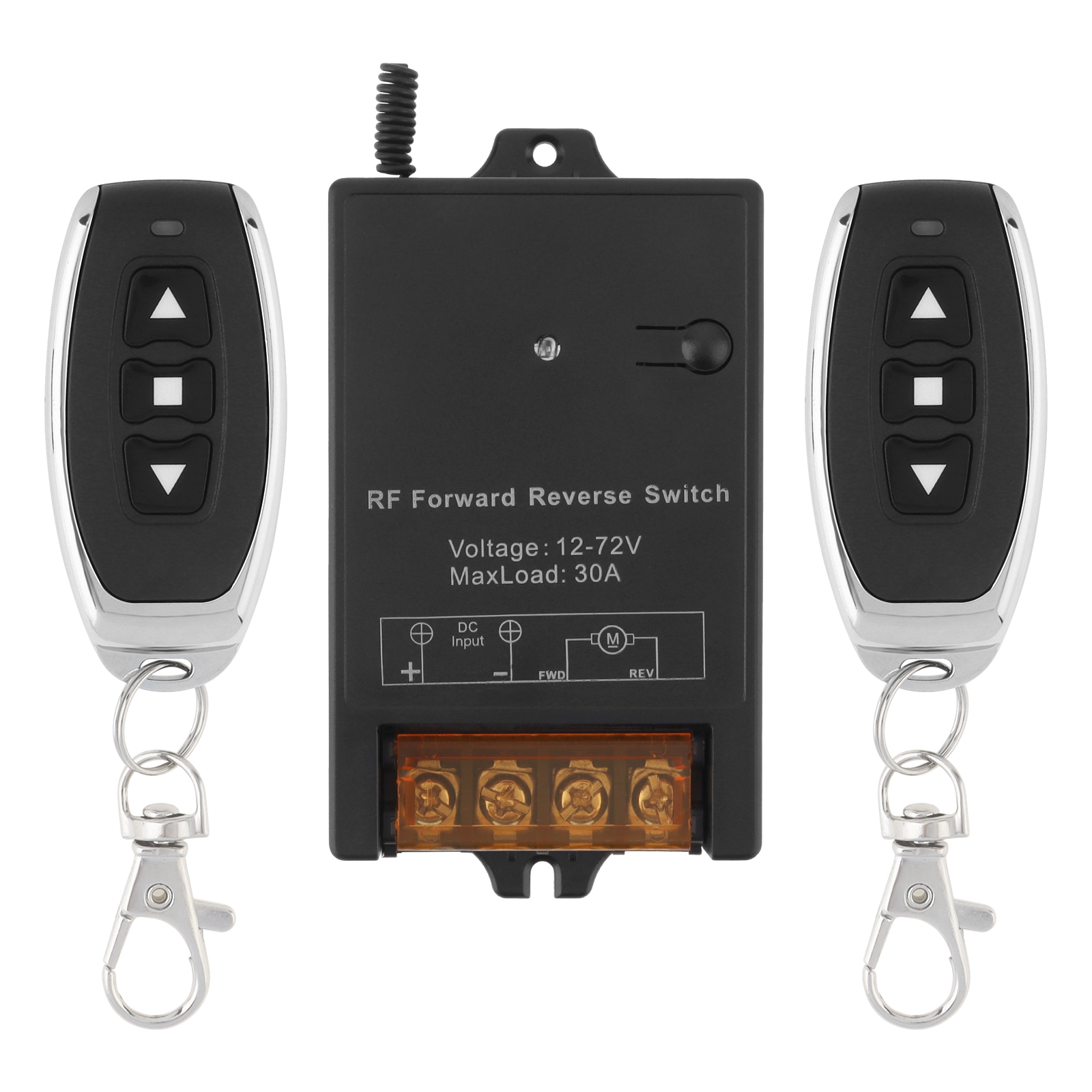 DC モーター正逆スイッチ 12-72V 30A リニアアクチュエータコントローラリニアモーションアクチュエータ/モータ用リモコン付き