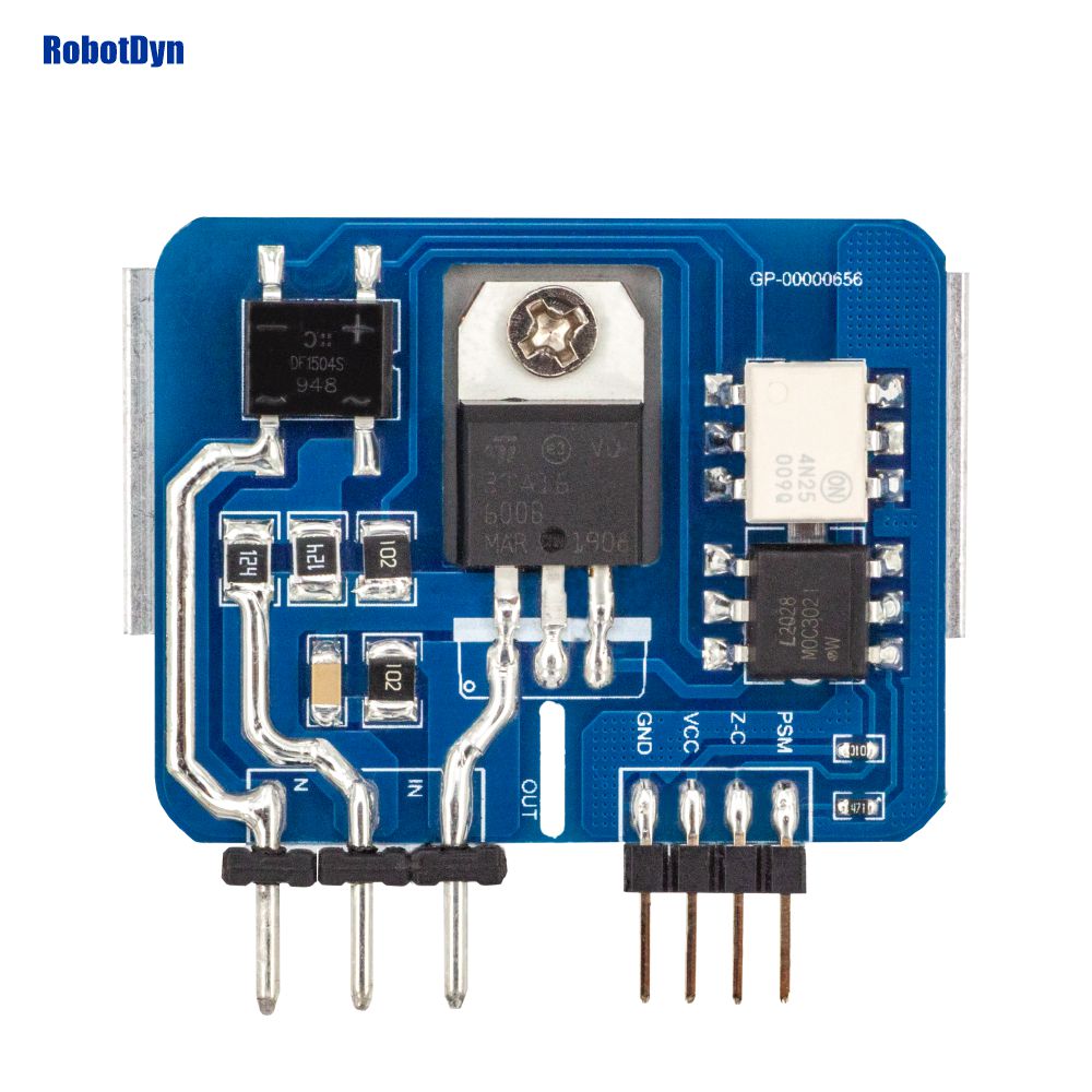 調光モジュール内蔵、1 チャンネル、3.3V/5V ロジック、16A、600V