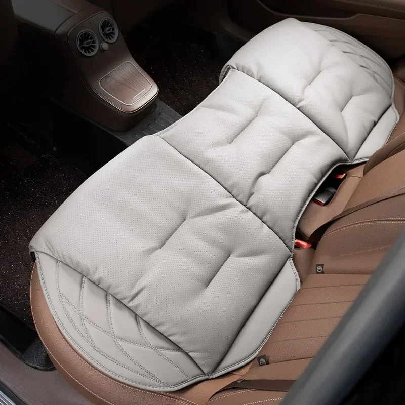 カーシートクッション ウエストクッション メルセデスベンツ/BMW/アウディ用 通気性と通気性に優れたナッパレザー オールシーズンシートクッション