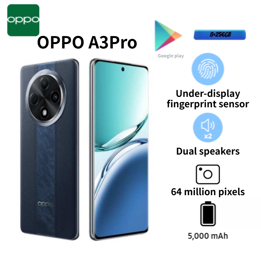 OPPO A3 pro 5G スマートフォン 2026 エディション グローバル バージョン 6.7 インチ FHD ディスプレイ 5000mAh バッテリー 8GB RAM 256GB ストレージ