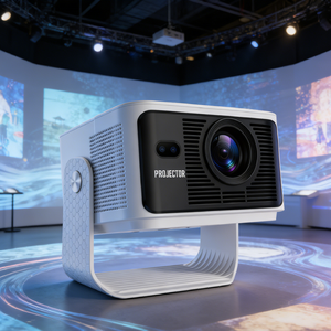 家庭用ポータブル短焦点プロジェクター HY350 Proyector HY350 Max。5.0 LEDプロジェクター、500ルーメン、Android 11、内蔵スピーカー対応