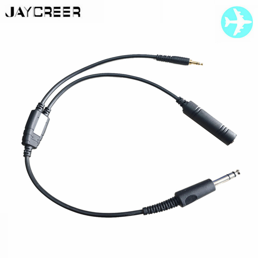 JayCreer ソニー/アクション カメラ用デジタル航空機オーディオ録音ケーブル