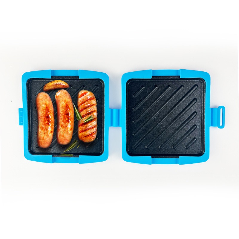 電気電子レンジサンドイッチベーキングパン、新しいノンスティック高温耐性クイックヒートライトミールベーキングツール