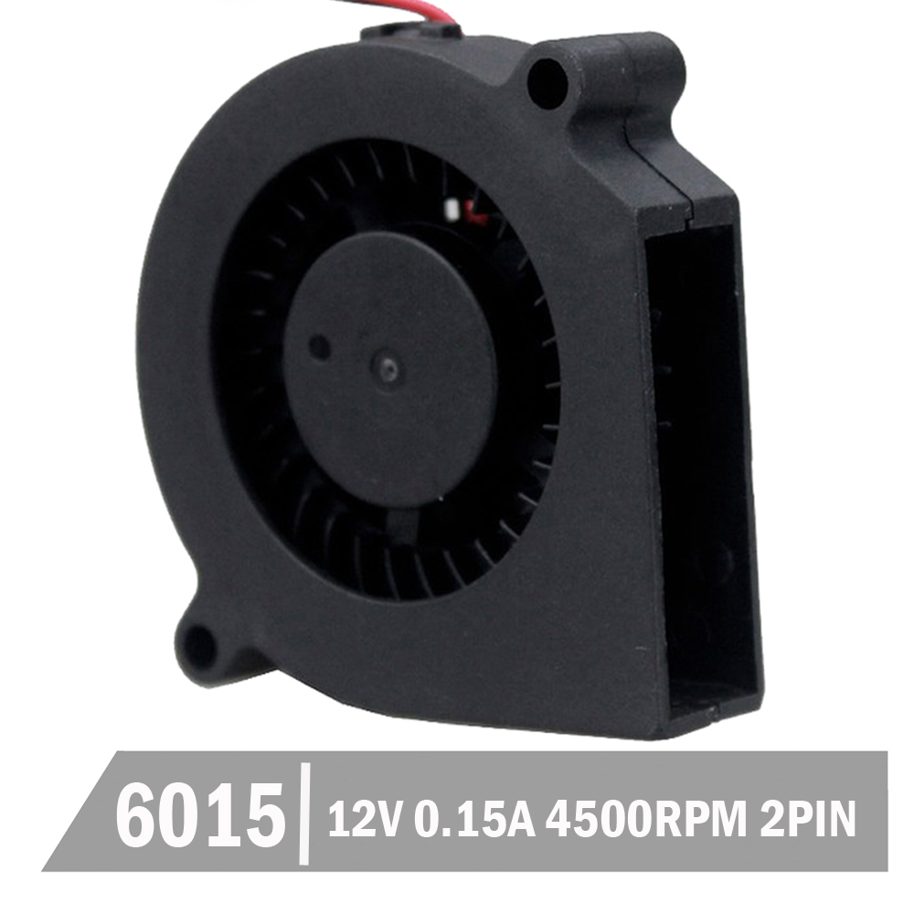 Gdstime 60mm 6cm DC 12V 2Pin 送風ファン 60x15mm 遠心送風機冷却クーラーファン 5 個