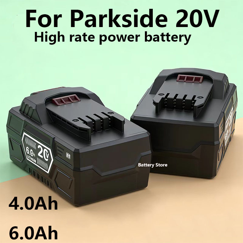 パークサイド用 20V フルレンジ電動工具バッテリー PAP B1 B3 ハンドドリルバッテリー A3/PAP 208 A1 4.0Ah 6.0Ah リチウムイオン電池