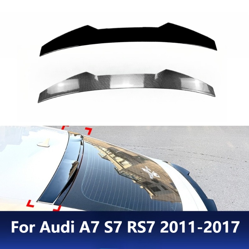 アウディ A7 S7 RS7 2011-2017 ブレードスタイルリアルーフスポイラーウイングトランクリップ空力外装アップグレード修正アクセサリー