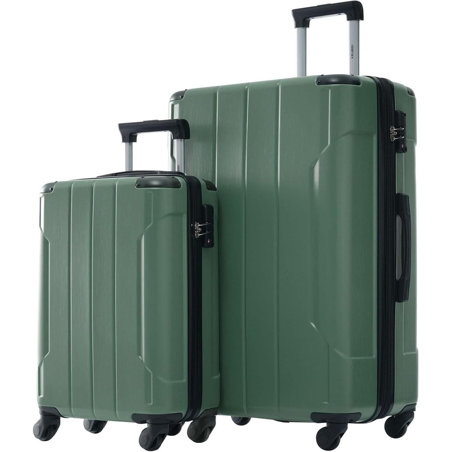 2 ピース ABS 拡張可能な軽量ハードシェル荷物セット TSA ロック スピナー ホイール トラベル スーツケース、カスタマイズ