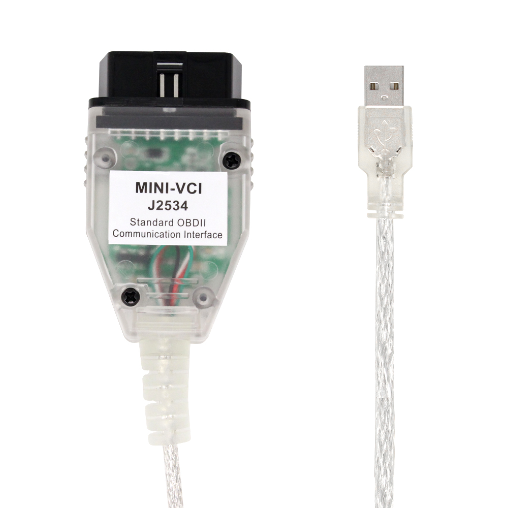 ミニ Vci V18.00.008 トヨタ J2534 OBD2 車の診断ケーブル FTDI チップ TIS Techstream MINI-VCI OBD2 自動診断スキャナ