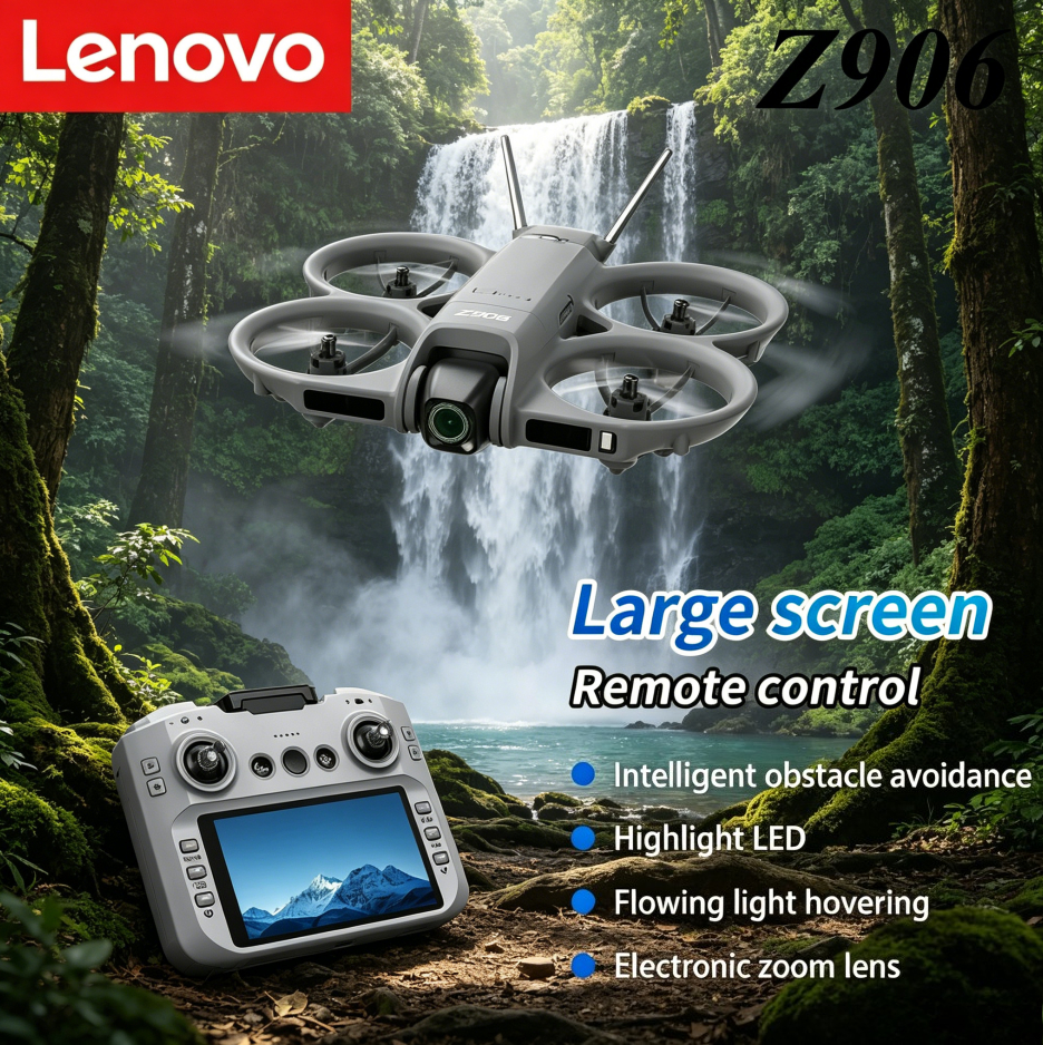 レノボ Z906 4K 8K GPS ドローンプロフェッショナル FPV ブラシレスレーザー障害物回避空中光学折りたたみ式 Quadcopter ミニドローン