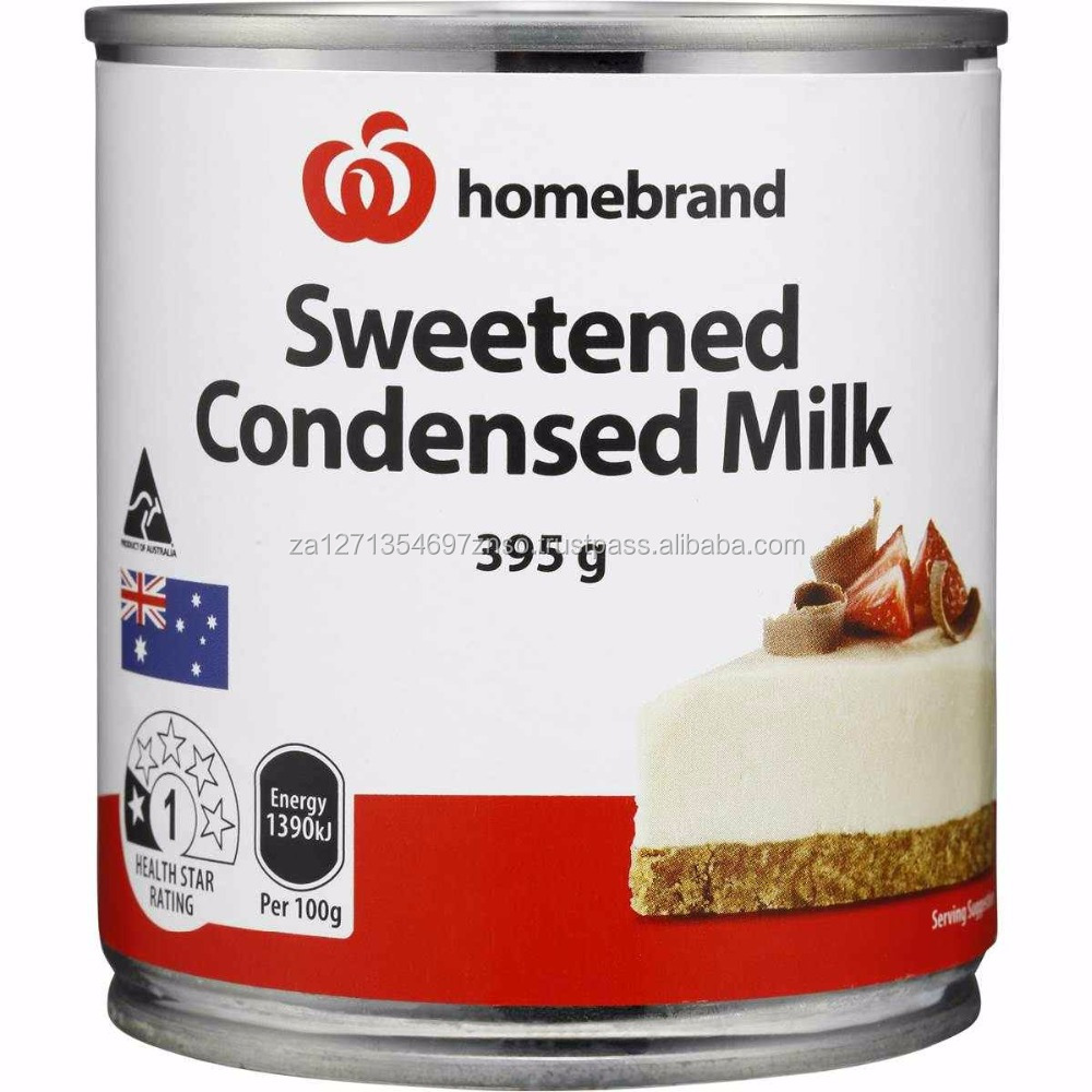 Sweetened Condensed Milk 2% プロテイン入り 缶入り (缶詰) コーヒー/紅茶作り用 子供 大人 南アフリカ産 390g/500g/1kg