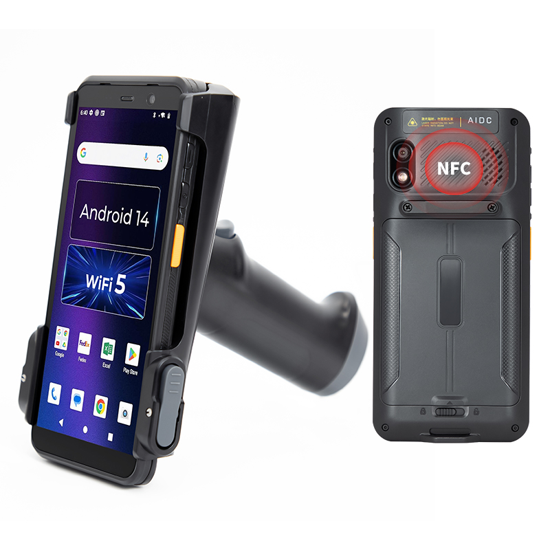 Google PDA 8 コア 6.0 インチタッチ スクリーン Android14 ハンドヘルド端末バーコード スキャナ 1d/2d 端末デバイス WIFI 4G Bluet