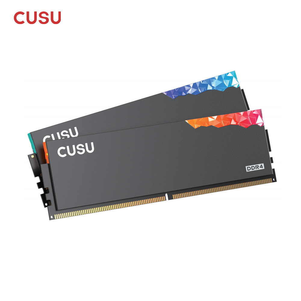 CUSU RAM DDR4 8GB 16GB 3200MHz 3600MHz 1.35V 288ピン UDIMM RGB RAMメモリ DDR4 コンピュータ用