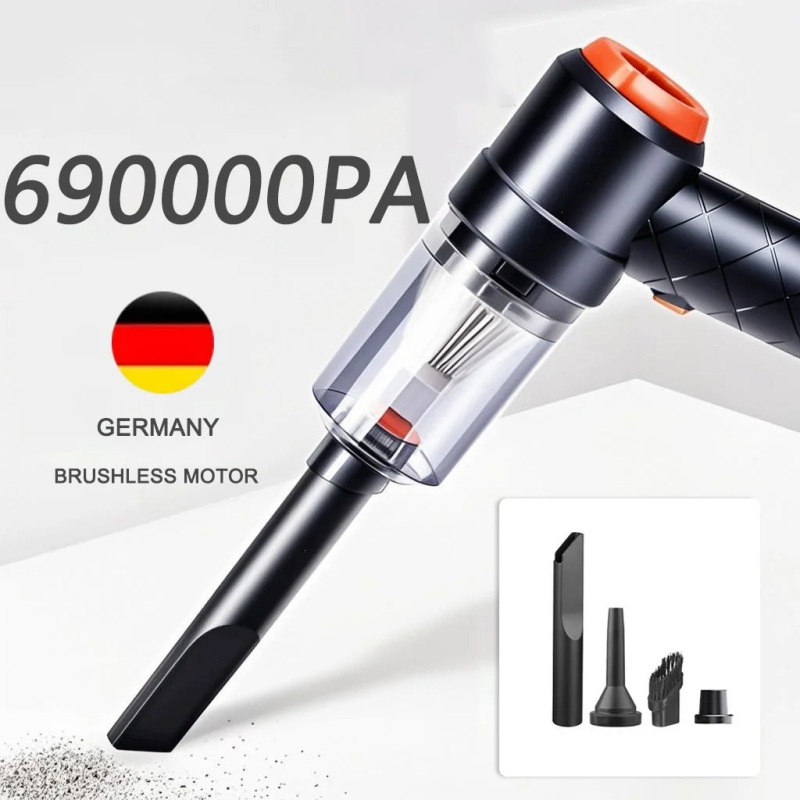 新しいワイヤレス 690000Pa 車の掃除機 Portabale クリーナーコードレスハンドヘルド自動真空ハイパワー掃除機ホームオフィス車用