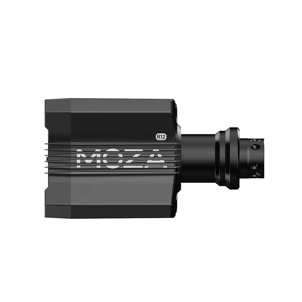 MOZA Racing R12 ホイールベース軽量設計 12 N·M トルク新世代 FFB フィルタリング アルゴリズムを備えたダイレクト ドライブ サーボ モーター